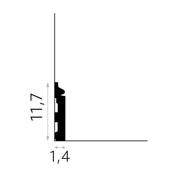 MARDOM DECOR ΣΟΒΑΤΕΠΙ MD358 (200X11.7X1.4CM)