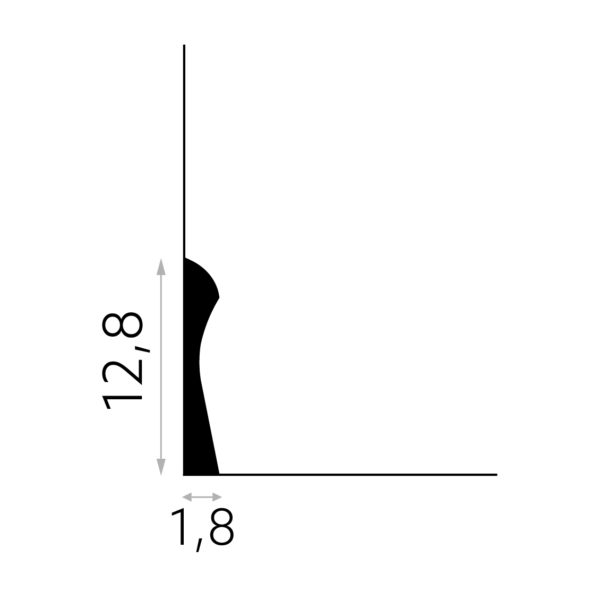 MARDOM DECOR ΣΟΒΑΤΕΠΙ QS003 (200X12.8X1.8CM)