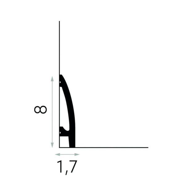 MARDOM DECOR ΣΟΒΑΤΕΠΙ MD030 (200X8X1.7CM)